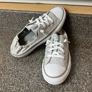 Converse Gray and White Women's Sneakers